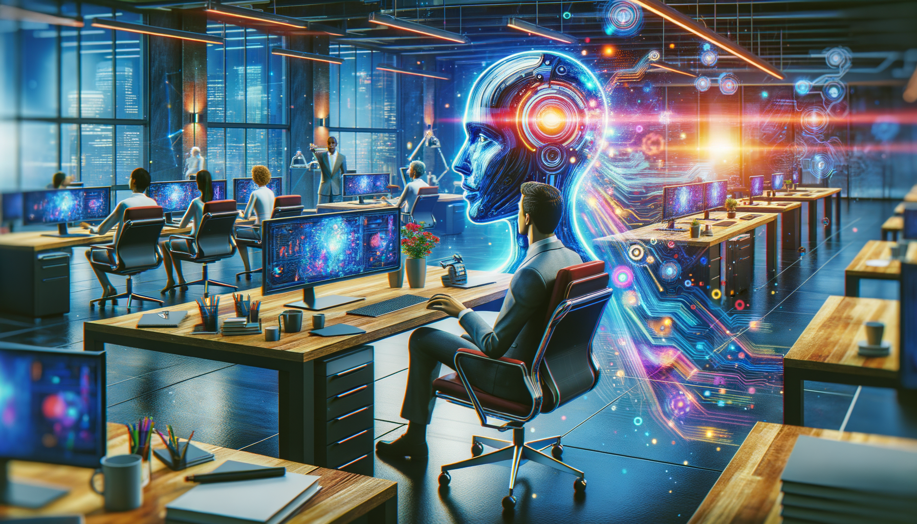 Machine Learning jobs in Chennai, vibrant modern workplace.