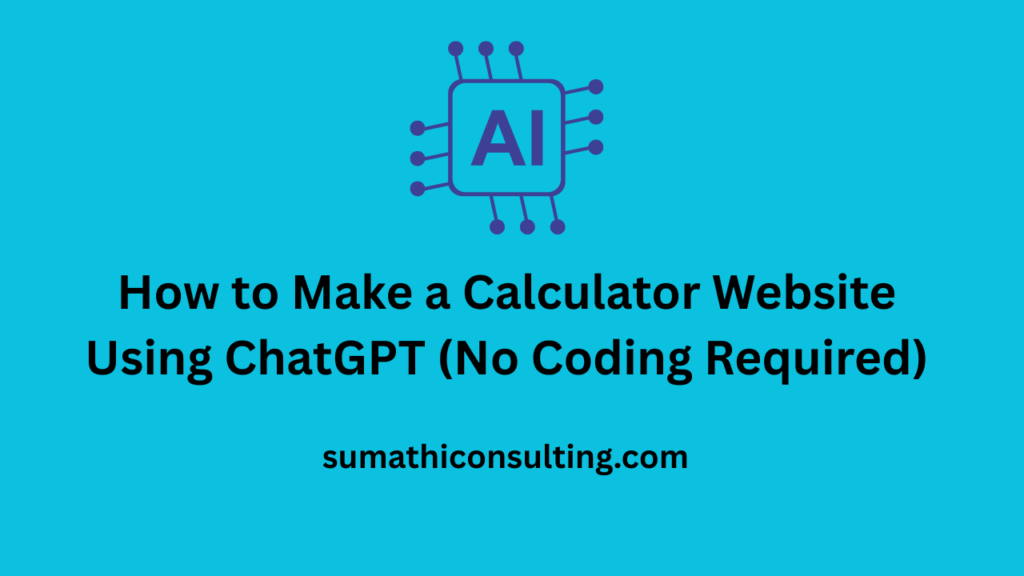 calculator website using chatgpt interface